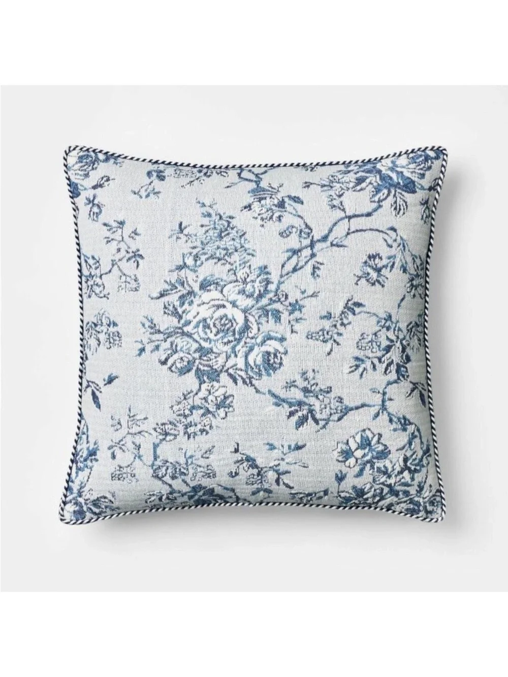 NEW! Threshold w/Studio McGee- Oversized  Floral Jacquard Pillow,24”x24”